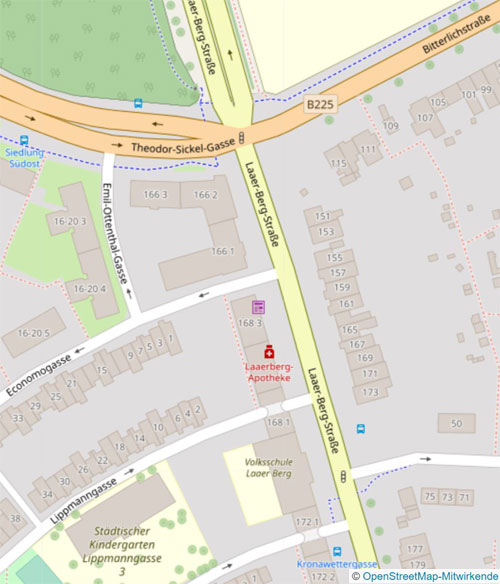 Anfahrtskarte von openstreetmap
